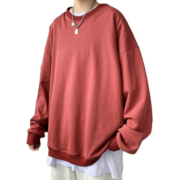 autumn 2020 new hong kong style men's and women's large solid color crew neck pullover sweater loose 8 color fashion youth hoodie, Black
autumn 2020 new hong kong style men's and women's large solid color crew neck pullover sweater loose 8 color fashion youth hoodie, Black