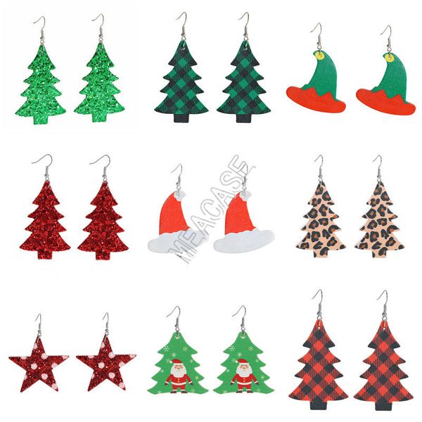 girls women pu leather earrings designers christmas tree bell christmas hat polka dot waterdrop earrings deer head long drop earrings d9209, Red;brown
girls women pu leather earrings designers christmas tree bell christmas hat polka dot waterdrop earrings deer head long drop earrings d9209, Red;brown