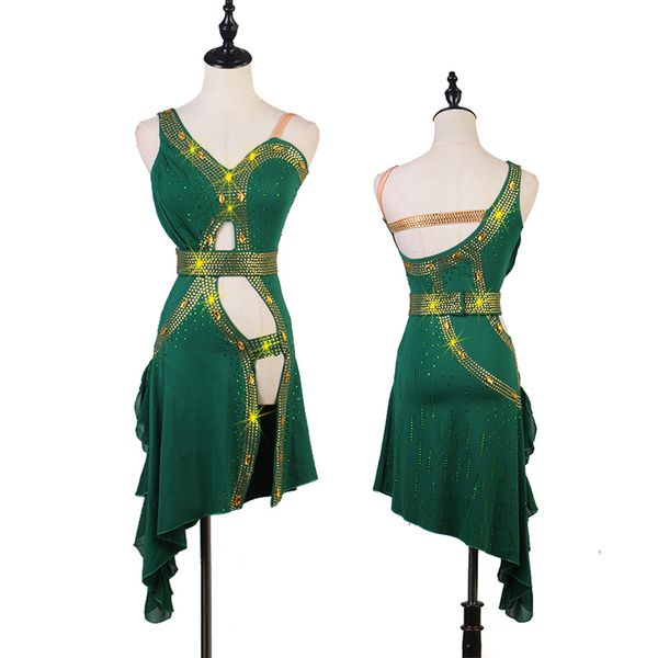 latin dance dress women tango salsa samba cha cha rumba competition green dresses rhinestone performance outfit dc4223, Black;red
latin dance dress women tango salsa samba cha cha rumba competition green dresses rhinestone performance outfit dc4223, Black;red