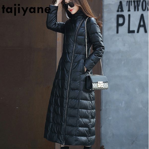 women's leather & faux real genuine jacket autumn winter coat women clothes 2021 korean vintage sheepskin dwon long zt3416, Black
women's leather & faux real genuine jacket autumn winter coat women clothes 2021 korean vintage sheepskin dwon long zt3416, Black