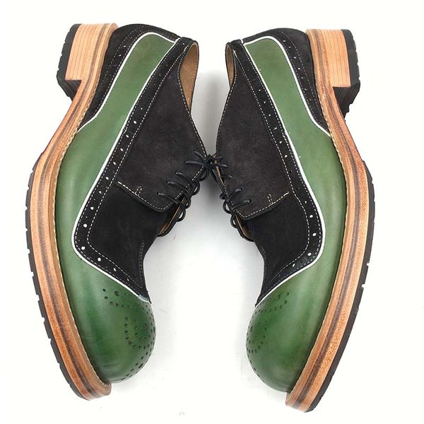 sipriks unique design mens green leather shoes italian handmade sewing welted shoes thick leather sole formal tuxedo gents suits, Black
sipriks unique design mens green leather shoes italian handmade sewing welted shoes thick leather sole formal tuxedo gents suits, Black