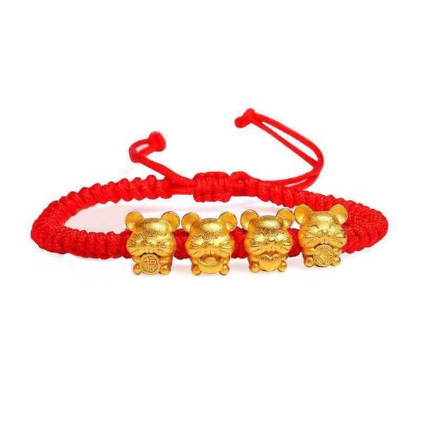 2020 new year mascot five fortunes mouse red string bracelet attract wealth luck, Golden;silver
2020 new year mascot five fortunes mouse red string bracelet attract wealth luck, Golden;silver