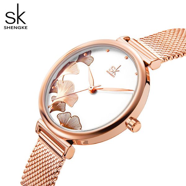 shengke women watch simple dress mesh band waterproof lady clock japanese quartz girl gift wristwatch montre femme, Slivery;brown
shengke women watch simple dress mesh band waterproof lady clock japanese quartz girl gift wristwatch montre femme, Slivery;brown