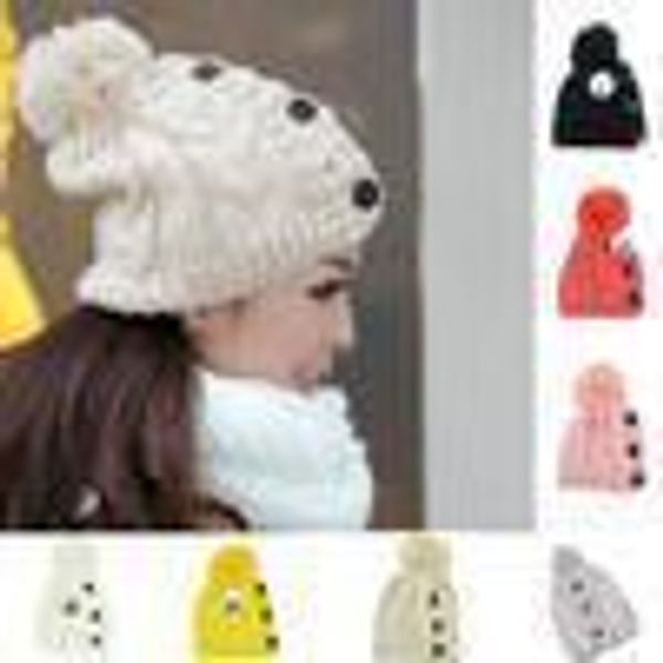 new 2017 winter cap women warm woolen knitted fashion hat for gilrs jonadab button twisted beanie cap woman fur cap accessories, Blue;gray
new 2017 winter cap women warm woolen knitted fashion hat for gilrs jonadab button twisted beanie cap woman fur cap accessories, Blue;gray