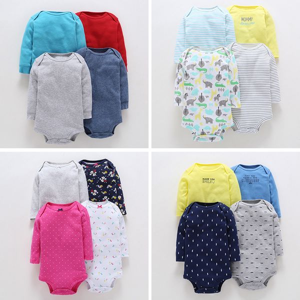 4pcs baby bodysuits newborn clothes sets 2020 winter cotton suits girls boys custome roupa de bebe clothing c0922, Blue
4pcs baby bodysuits newborn clothes sets 2020 winter cotton suits girls boys custome roupa de bebe clothing c0922, Blue