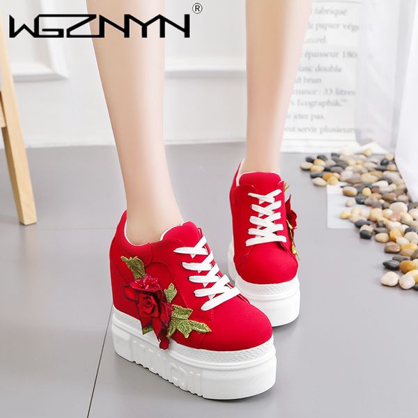 wgznyn 2020 women 12cm high heels casual shoes wedges platform women shoes chaussure summer height increasing white pumps, Black
wgznyn 2020 women 12cm high heels casual shoes wedges platform women shoes chaussure summer height increasing white pumps, Black