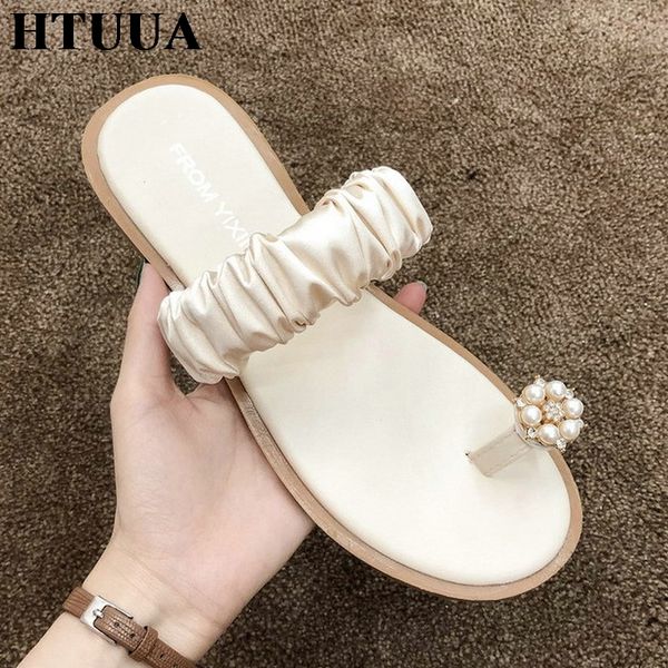 htuua 2020 summer women slippers fashion pearl flip flops sandals casual outdoor beach flat slides ladies shoes sx3893, Black
htuua 2020 summer women slippers fashion pearl flip flops sandals casual outdoor beach flat slides ladies shoes sx3893, Black