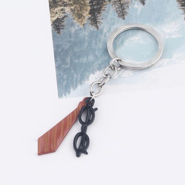 magic college red necktieg glasses keychain student tie glasses keychain for women men gift for fans cosplay jewelry, Silver
magic college red necktieg glasses keychain student tie glasses keychain for women men gift for fans cosplay jewelry, Silver