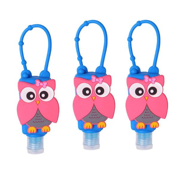 new design gift 3pcs hand sanitizer dispensing cartoon keychain portable hang dispenser 30ml delicate sale, Silver
new design gift 3pcs hand sanitizer dispensing cartoon keychain portable hang dispenser 30ml delicate sale, Silver