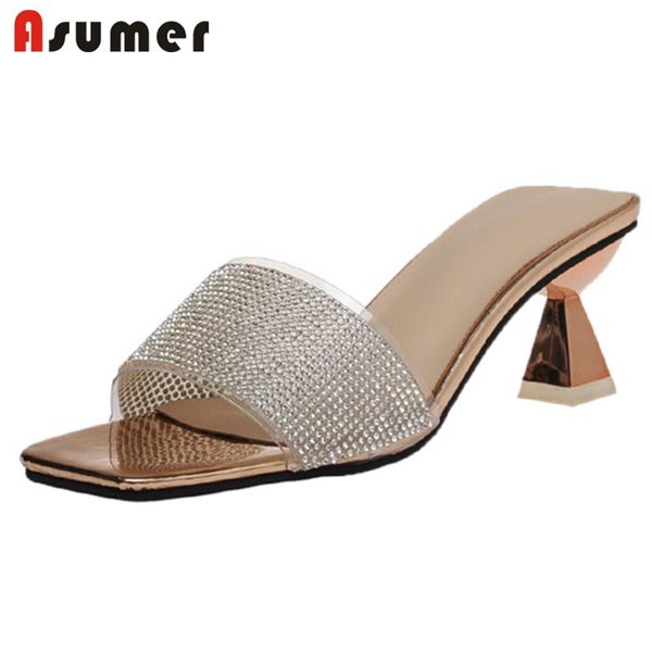 asumer 2020 women slipper thin high heel party wedding night club shoes crystal summer slipper ladies, Black
asumer 2020 women slipper thin high heel party wedding night club shoes crystal summer slipper ladies, Black