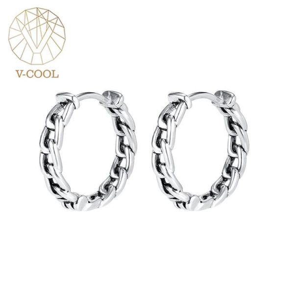 hoop & huggie 2021 stainless steel chain earring vintage silver color simple men women punk personality gift jewelry ve955, Golden;silver
hoop & huggie 2021 stainless steel chain earring vintage silver color simple men women punk personality gift jewelry ve955, Golden;silver