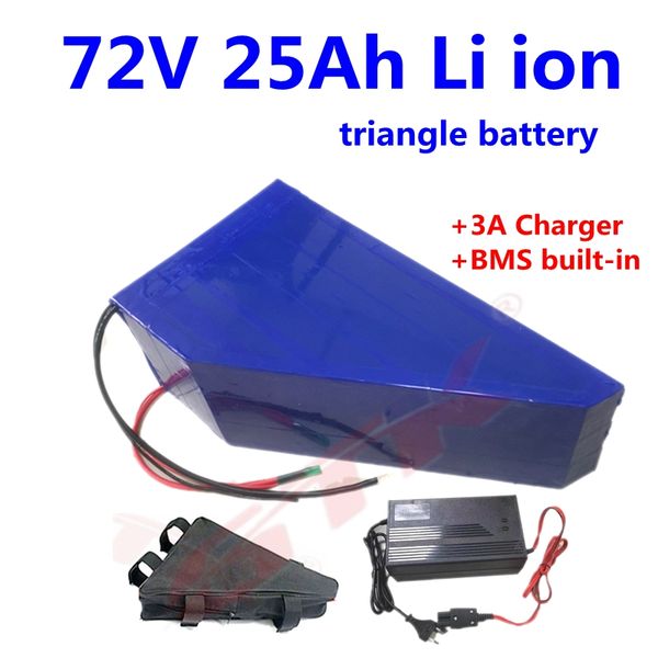 gtk triangle battery 72v 25ah lithium ion with bms for 4000w 5000w scooter ebike bicycle+3a charger
gtk triangle battery 72v 25ah lithium ion with bms for 4000w 5000w scooter ebike bicycle+3a charger