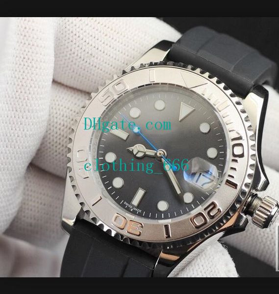 men's watches ceramic bezel 40mm black rubber strap 126655 116655 asia 2813 mechanical automatic stainless steel wristwatches, Slivery;brown
men's watches ceramic bezel 40mm black rubber strap 126655 116655 asia 2813 mechanical automatic stainless steel wristwatches, Slivery;brown