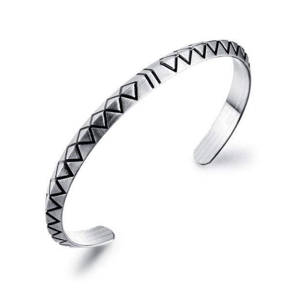 fashion creative stainless steel men's bracelet personality vintage pattern design bracelets jewelry gift 3-gh944, Black
fashion creative stainless steel men's bracelet personality vintage pattern design bracelets jewelry gift 3-gh944, Black