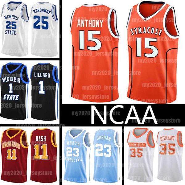 ncaa camerlo 15 anthony jersey lebron 23 james 0 damian 1 lillard syracuse college weber state 25 penny hardaway kevin 35 durant basketball, Black
ncaa camerlo 15 anthony jersey lebron 23 james 0 damian 1 lillard syracuse college weber state 25 penny hardaway kevin 35 durant basketball, Black