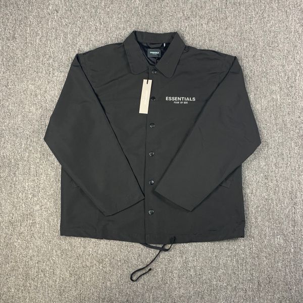 of quality single essentials windbreaker coat fear button fog men spring outwear breasted women casual street god jacket autumn high rqexx, Black
of quality single essentials windbreaker coat fear button fog men spring outwear breasted women casual street god jacket autumn high rqexx, Black
