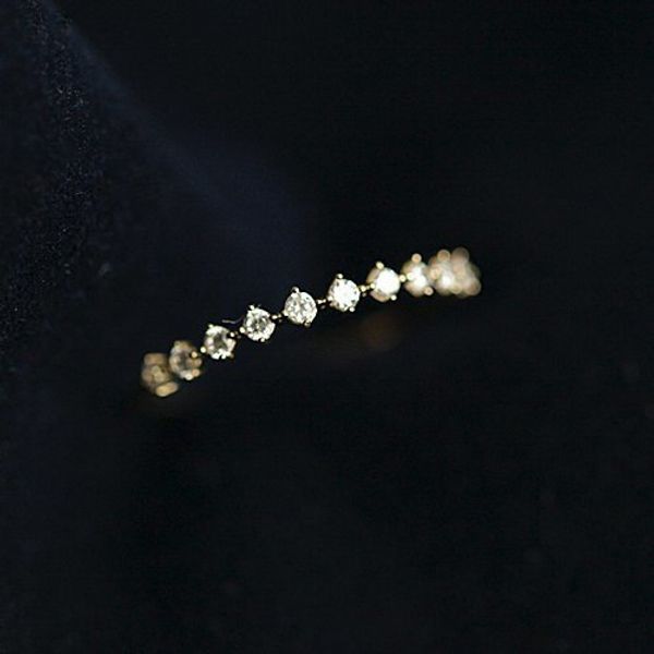 junerain yellow gold rings simple zircon thin rings for women rose gold color bridal wedding party finger jewelry girl gift sale, Silver
junerain yellow gold rings simple zircon thin rings for women rose gold color bridal wedding party finger jewelry girl gift sale, Silver