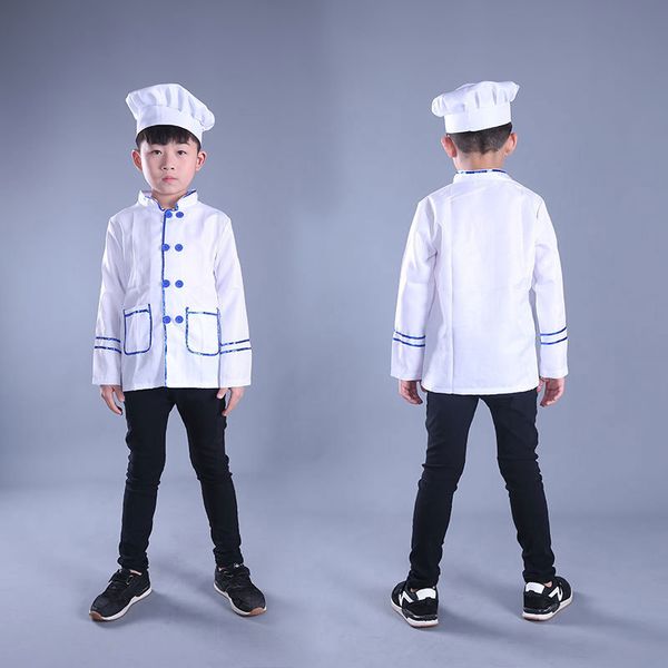 children chef hat cook uniform kids restaurant waiter catering fancy clothing sets chef costume for teen party cosplay clothes, White
children chef hat cook uniform kids restaurant waiter catering fancy clothing sets chef costume for teen party cosplay clothes, White