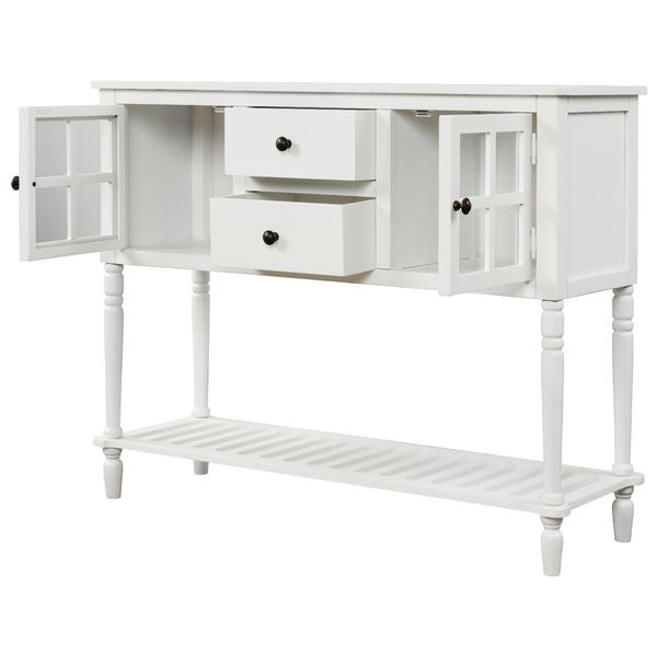 sideboard console table with bottom shelf farmhouse wood/glass buffet storage cabinet living room white wf193444aak
sideboard console table with bottom shelf farmhouse wood/glass buffet storage cabinet living room white wf193444aak