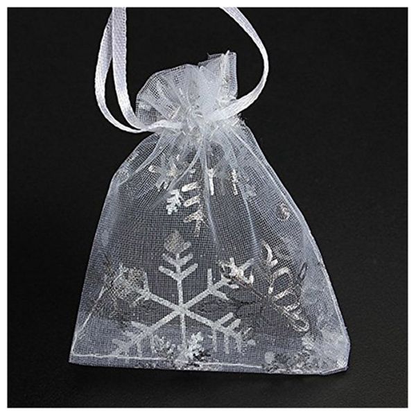 50 pcs christmas snowflake transparent yarn pouch wedding favour gift drawstring candy bag, Pink;blue
50 pcs christmas snowflake transparent yarn pouch wedding favour gift drawstring candy bag, Pink;blue