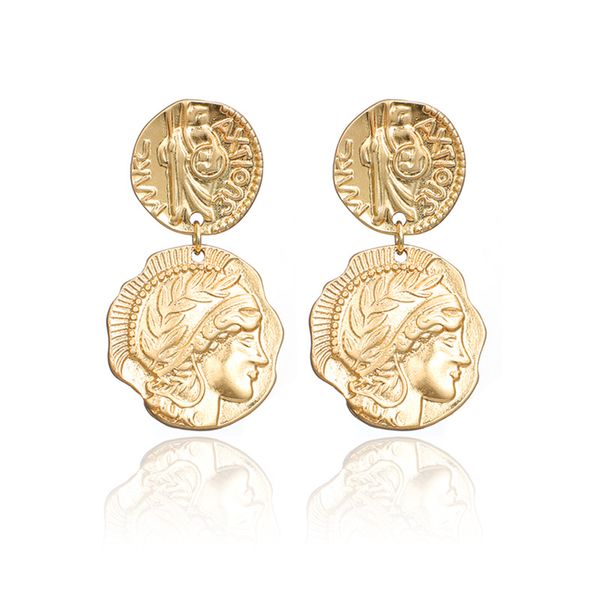 dangle & chandelier individuality irregular ethnic style metal texture earrings simple retro round character letter portrait, Silver
dangle & chandelier individuality irregular ethnic style metal texture earrings simple retro round character letter portrait, Silver