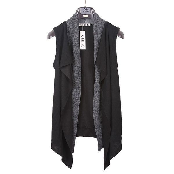 spring autumn men's slim hit color clothing unbalance sleeveless vest jacket casual long draping cardigan waistcoat m -3xl, Black;white
spring autumn men's slim hit color clothing unbalance sleeveless vest jacket casual long draping cardigan waistcoat m -3xl, Black;white