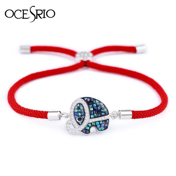 ocesrio abalone shell red thread bracelet adjustable pave zircon silver color elephant bracelet for girl jewellery brt-a86, Red;blue
ocesrio abalone shell red thread bracelet adjustable pave zircon silver color elephant bracelet for girl jewellery brt-a86, Red;blue