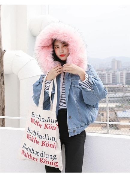 jacket womens thick jeans jacket designer faux fur collar fashion winter jacket casual teenager womens denim, Black;brown
jacket womens thick jeans jacket designer faux fur collar fashion winter jacket casual teenager womens denim, Black;brown
