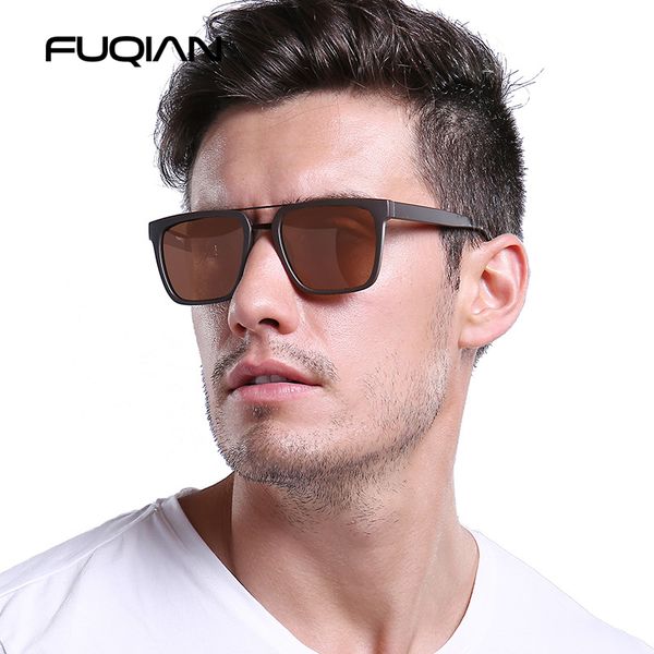 fuqian stylish square polarized sunglasses men brand design ultra light tr90 male sun glasses fashion driving glass uv400, White;black
fuqian stylish square polarized sunglasses men brand design ultra light tr90 male sun glasses fashion driving glass uv400, White;black