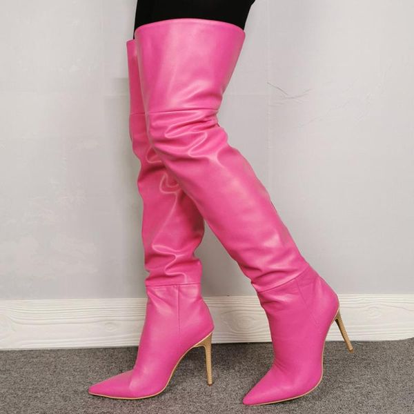 ribetrini girl high heels solid knee high boots pointed toe zipper boots women party dress designer shoes woman, Black
ribetrini girl high heels solid knee high boots pointed toe zipper boots women party dress designer shoes woman, Black