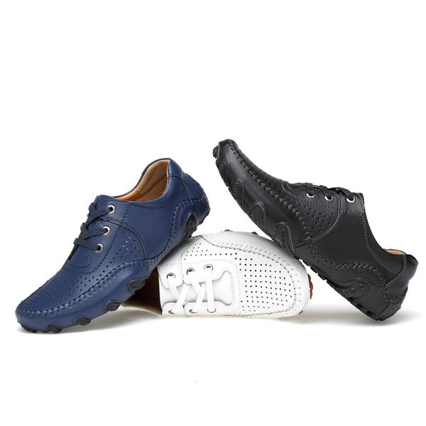 men shoes shoes genuine leather black blue white oxfords summer leisure driver hollow out lace-up luxury
men shoes shoes genuine leather black blue white oxfords summer leisure driver hollow out lace-up luxury