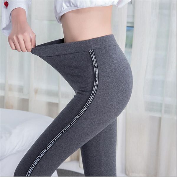 quality cotton leggings 2020 fashion sporting side stripes japan style ankle length pants women high waist pencil pants, Black
quality cotton leggings 2020 fashion sporting side stripes japan style ankle length pants women high waist pencil pants, Black