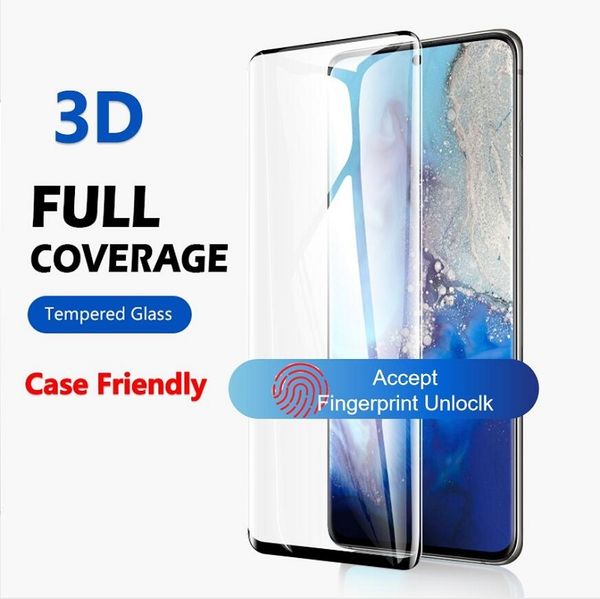 50pcs/lot case friendly 3d curved screen protector for samsung galaxy s20 plus ultra s9 s10 plus note 9 10 pro full cover glass
50pcs/lot case friendly 3d curved screen protector for samsung galaxy s20 plus ultra s9 s10 plus note 9 10 pro full cover glass