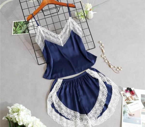 new ladies nightdress fashion sling lace pajamas two-piece suit korean version of home service lounge negligee77, Black;red
new ladies nightdress fashion sling lace pajamas two-piece suit korean version of home service lounge negligee77, Black;red