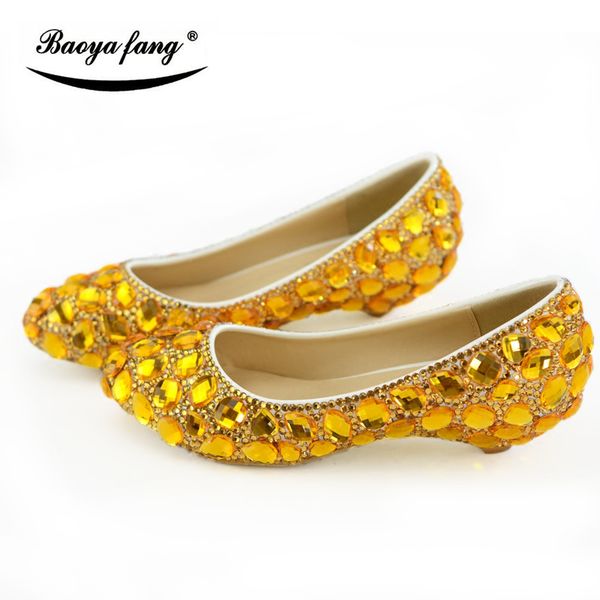 baoyafang gold crystal womens wedding shoes bride wedges ladies big size 44 round toe party dress shoes woman, Black
baoyafang gold crystal womens wedding shoes bride wedges ladies big size 44 round toe party dress shoes woman, Black