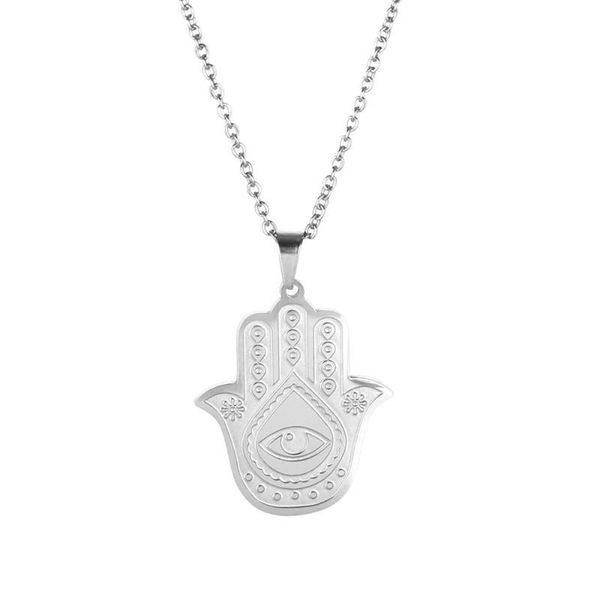 skyrim jewish hamesh hamsa hand evil eye pendant necklace stainless steel women amulet talisman fatima chain necklaces gift, Silver
skyrim jewish hamesh hamsa hand evil eye pendant necklace stainless steel women amulet talisman fatima chain necklaces gift, Silver