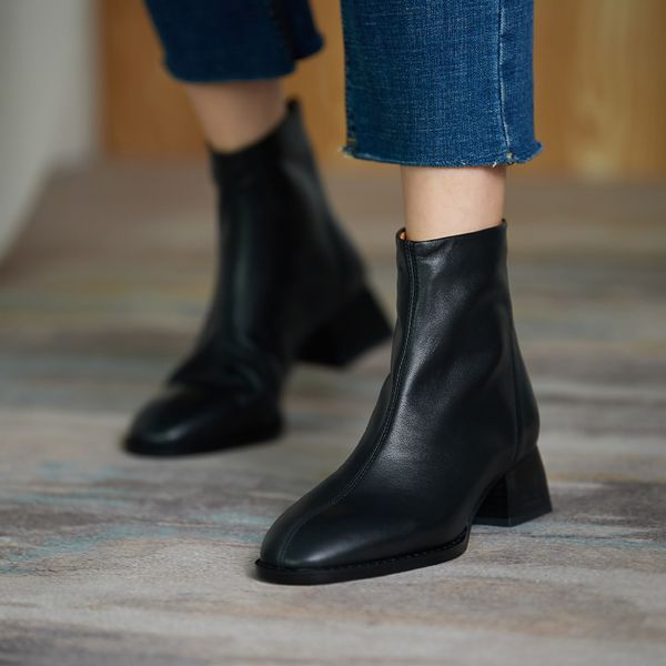 boots eshtonshero ankle women shoes 2021 winter low heel leather female round toe booties zipper size 2-9, Black
boots eshtonshero ankle women shoes 2021 winter low heel leather female round toe booties zipper size 2-9, Black