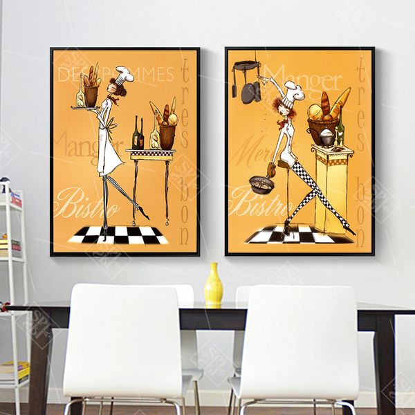 nordic creative female chef canvas painting wall posters prints wall art pictures for kitchen decor modern home decor no framed
nordic creative female chef canvas painting wall posters prints wall art pictures for kitchen decor modern home decor no framed