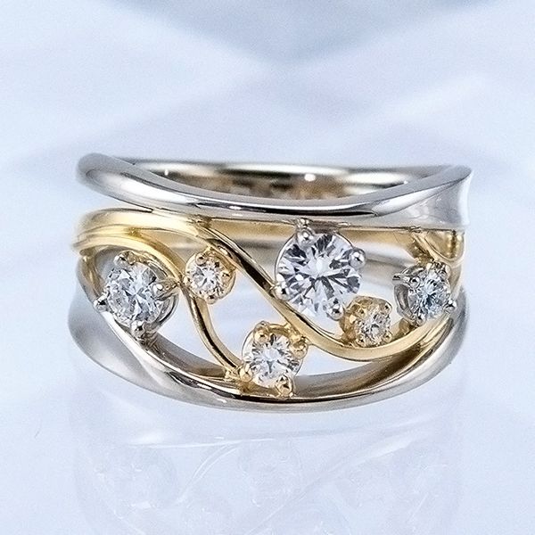 cluster rings jewelry gift two-color classic irregular size diamond ring women's wedding for women girls, Golden;silver
cluster rings jewelry gift two-color classic irregular size diamond ring women's wedding for women girls, Golden;silver