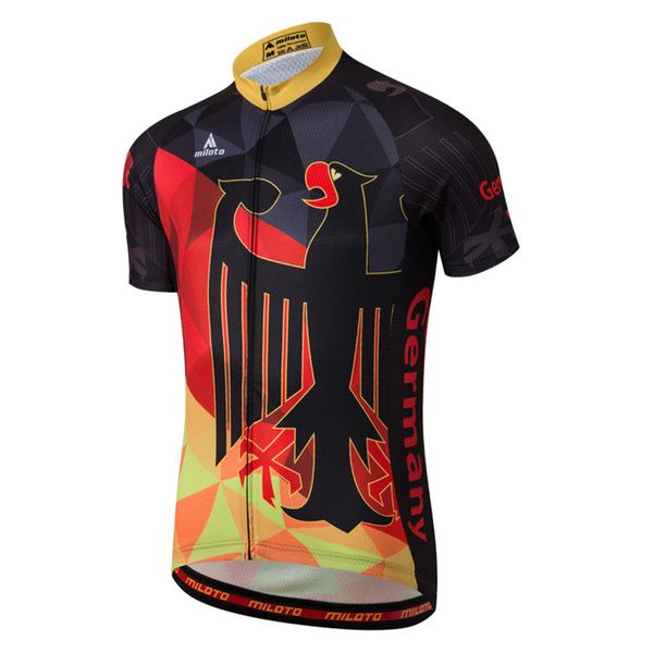 2020 miloto cycling jersey summer bicycle sportswear breathable mtb short sleeve bike clothing anti-sweat ropa ciclismo, Black;red
2020 miloto cycling jersey summer bicycle sportswear breathable mtb short sleeve bike clothing anti-sweat ropa ciclismo, Black;red