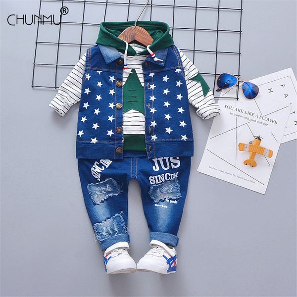 spring autumn kids clothes boys fashion jean vest hooded sweatshirt pants cowboy style children toddler boy clothing set, White
spring autumn kids clothes boys fashion jean vest hooded sweatshirt pants cowboy style children toddler boy clothing set, White