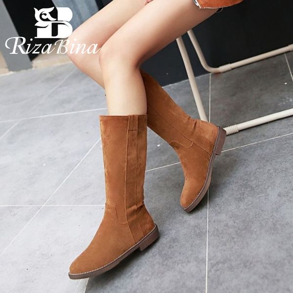 rizabina size 31-44 women mid calf boots round toe women winter short boots fashion casual winter shoes ladies footwear, Black
rizabina size 31-44 women mid calf boots round toe women winter short boots fashion casual winter shoes ladies footwear, Black