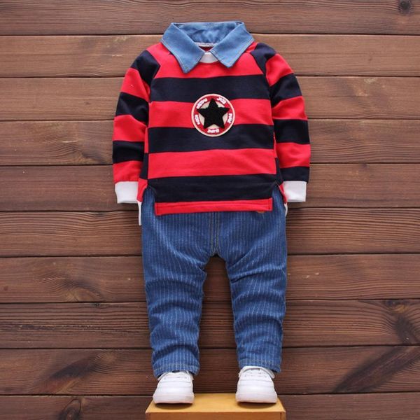 2 colors toddler kid baby boys outfits stripe pullovers t-shirt +pants clothes set cool drop shipping august 8, White
2 colors toddler kid baby boys outfits stripe pullovers t-shirt +pants clothes set cool drop shipping august 8, White