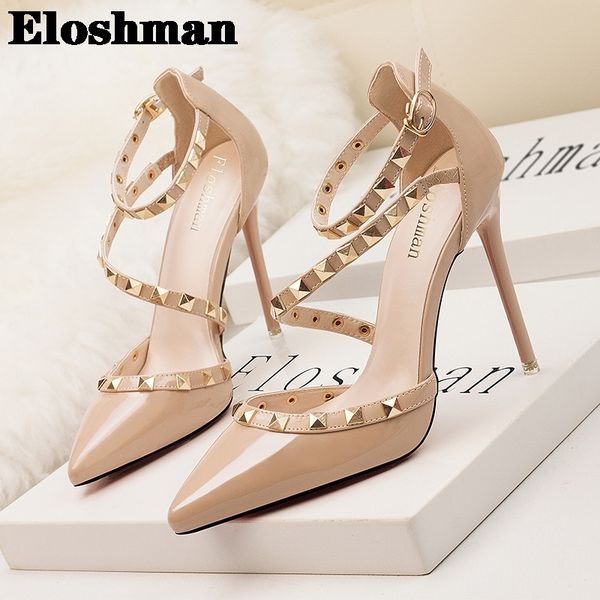 europe and the united states simple club stilettos sandals in her tip rivet hollow field strap sandals, Black
europe and the united states simple club stilettos sandals in her tip rivet hollow field strap sandals, Black