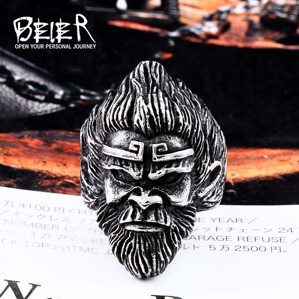 beier new store 316l stainless steel china wu kong ring for men king high-quality jewelry llbr8-568r, Golden;silver
beier new store 316l stainless steel china wu kong ring for men king high-quality jewelry llbr8-568r, Golden;silver