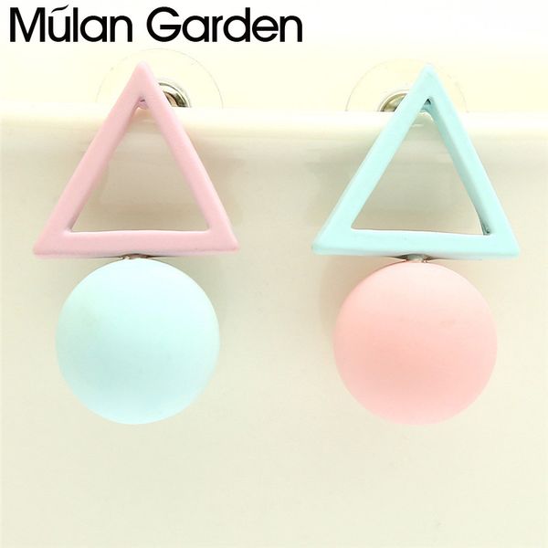 m&g triangle ball candy colors pendant drop earrings for women fashion cute girl earring party jewelry accessories gift, Silver
m&g triangle ball candy colors pendant drop earrings for women fashion cute girl earring party jewelry accessories gift, Silver