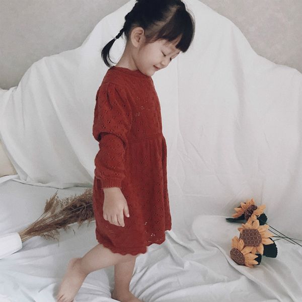girl fashion sweater dress children hollow long sleeved skirt girls lolita solid color hole lace kids princess dress fashion knitted dresses, Red;yellow
girl fashion sweater dress children hollow long sleeved skirt girls lolita solid color hole lace kids princess dress fashion knitted dresses, Red;yellow