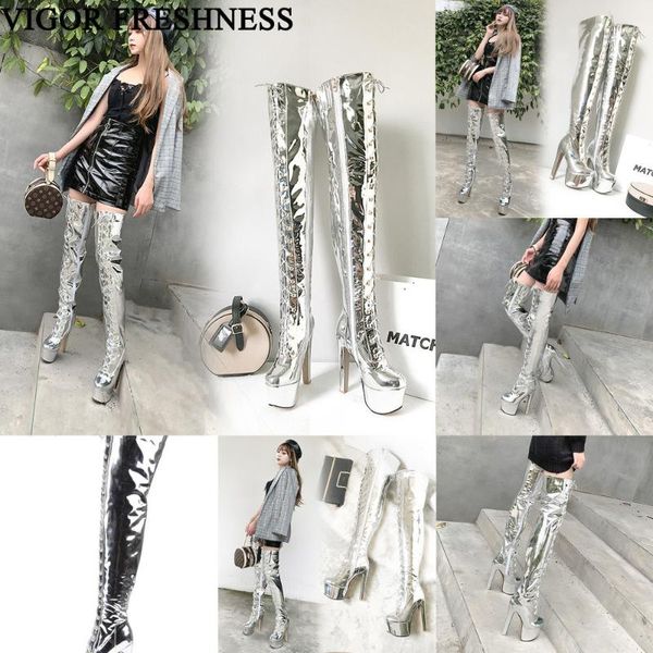 vigor freshness women boots 15cm heels party shoes winter boots glitter shoes autumn woman platform night club my442, Black
vigor freshness women boots 15cm heels party shoes winter boots glitter shoes autumn woman platform night club my442, Black