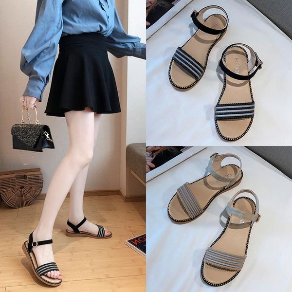 womail shoes women's summer fashion trend flat flat shoes buckle non-slip large size sandals zapatos de mujer buty damskie, Black
womail shoes women's summer fashion trend flat flat shoes buckle non-slip large size sandals zapatos de mujer buty damskie, Black