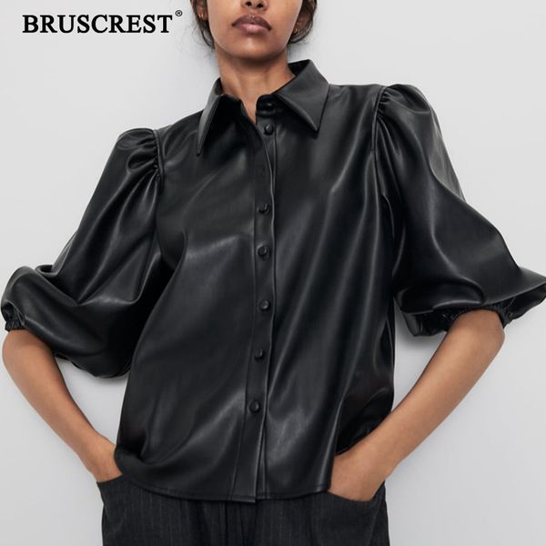 leather blouses women turn down collar shirts leather office blouse retro ladies blouses office korean busas vintage, White
leather blouses women turn down collar shirts leather office blouse retro ladies blouses office korean busas vintage, White